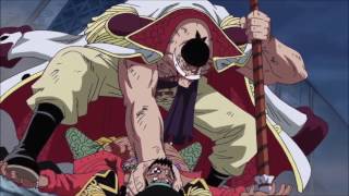 One Piece  Whitebeard VS Blackbeard Eng Dub [upl. by Tareyn133]