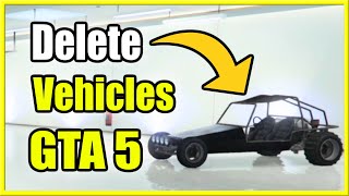 How to Delete Vehicles amp Get Rid of Destroyed Cars in GTA 5 Online Best Tutorial [upl. by Henebry]