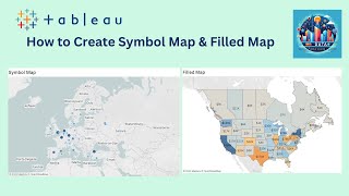 Visualize Data with Symbol amp Filled Maps in Tableau [upl. by Jacintha]