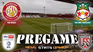 STEVENAGE FC vs WREXHAM AFC EFL LEAGUE ONE PREGAME [upl. by Markiv]