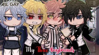 My 3 Boyfriends  BL  Gay Love  Gacha Life  GLMM  Gacha Life Mini Movie [upl. by Clellan718]