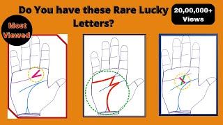 Rare Lucky Signs M X V in Your hand Palm Palmistry  Sudden wealth Lines Sai Suvajit Astrologer [upl. by Agemo]