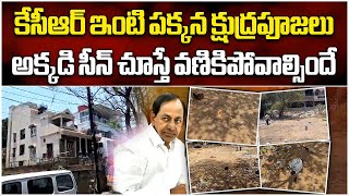 Black Magic Rituals And Materials Found Near KCR House  Samayam Telugu [upl. by Letnuhs903]