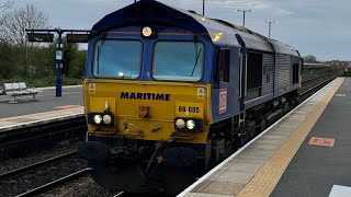 Train spotting at Barnetby Station 842024 [upl. by Gnuoy39]