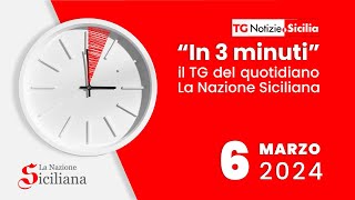 TG DEL 6 MARZO 2024  LA NAZIONE SICILIANA [upl. by Anirehtac]