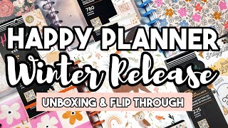 Happy Planner Winter Release  Unboxing amp Flip Through [upl. by Yelsiap800]