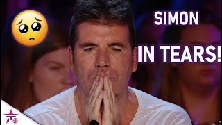 Auditions That Brought Simon Cowell To Tears  Warning You Will CRY [upl. by Oine]