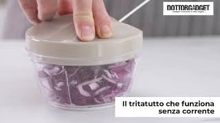 Mini Tritatutto manuale a corda  DottorGadget [upl. by Brittani]