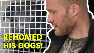 Tearful Goodbye Man Forced to Rehome His Dogs [upl. by Jala756]