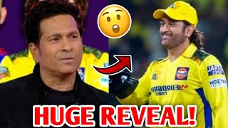 Sachin Tendulkar HUGE REVEAL on MS Dhoni😱 IPL 2024 CSK vs RCB Cricket News Facts [upl. by Ylebmik]