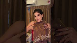 Designer Saree Shopping Haul Stunning Collection from Brands saree [upl. by Sothena210]