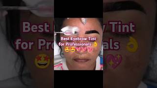 StepbyStep Eyebrow Tint Guide🖌️at home shap and Tint Tutorial Professional Eyebrow Tinting Tip [upl. by Ahsea742]