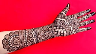 mehndi designs  mendini design  cone designs  mehandi design  mehdi ka dizain  madhi ke design [upl. by Odlauso42]