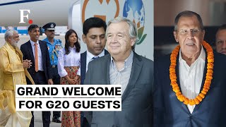 India Welcomes World Leaders For The G20 Summit In New Delhi [upl. by Turrell]