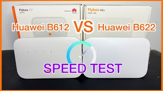 Internet Speed Test Huawei Orange Flybox 4G Turbonet B612 VS B622 [upl. by Aenat]