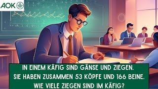 MATHE EINSTELLUNGSTEST der AOK Würdest DU es schaffen 🤔📝 [upl. by Inalaeham]