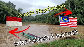 Sungai Pagalungan Pensiangan  Batas Sempadan Malaysia amp Indonesia [upl. by Braswell]