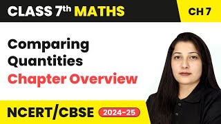 Comparing Quantities  Chapter Overview  Class 7 Maths Chapter 7  CBSE 202425 [upl. by Ericksen]