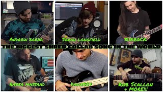 the biggest shred collab song in the world [upl. by Allyson]