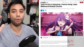 Gegguk React To Oshi No Kos OP Blowing Billboard Global Chats [upl. by Akedijn]