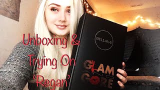 GLAM amp GORE X BELLAMI WIGS  Regan  Unboxing and Try On Video [upl. by Dian]