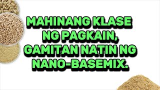 Mahinang Klase ng Pagkain Gamitan Natin ng NanoBasemix [upl. by Cecil974]