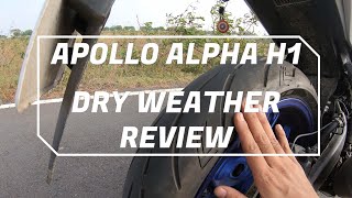 Apollo Alpha H1 Tyres  Review Dry Weather [upl. by Raamal]