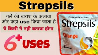 strepsils orange  strepsils uses in hindi  strepsils ke fayde [upl. by Iong766]