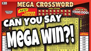 😱🤑 20 MEGA CROSSWORD win with Minnesota Lottery 😱🤑Well I wasnt expecting this 🙌🦋 [upl. by Ekeiram]