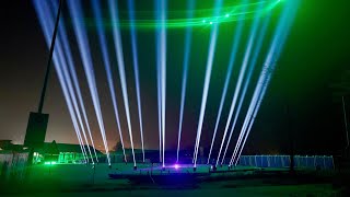 Aurora Drone Light Shows • Drohnen amp Lichtshow am Tonwerk Dorfen [upl. by Korb670]