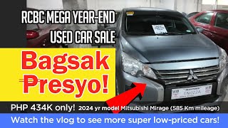 Big discount and very low price used cars for sale at the RCBC Mega Yearend Used Car Sale [upl. by Attelrahs]