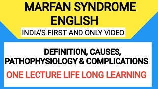 Marfan Syndrome English  Marfan Syndrome  causes symptoms diagnosis treatment pathology [upl. by Lrae]