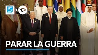 Líderes de más de 50 países árabes e islámicos piden el fin de la guerra en Gaza y Líbano [upl. by Sheeb]