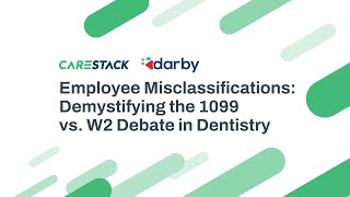 Employee Misclassifications Demystifying the 1099 vs W2 Debate in Dentistry  CareStack® [upl. by Christine]