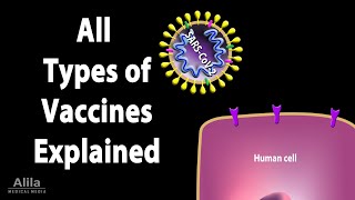 All Types of Vaccines How They Work Animation [upl. by Ardme]