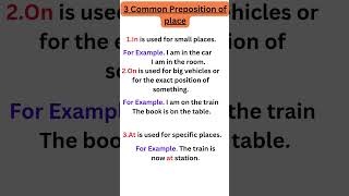 3common preposition [upl. by Neyrb]