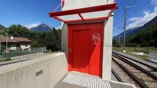 Otis elevator 606 Train station Martigny Switzerland [upl. by Animrac]