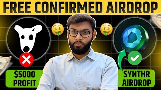 SYNTHR Confirmed Testnet Airdrop  Full Airdrop Guide [upl. by Nanoc672]