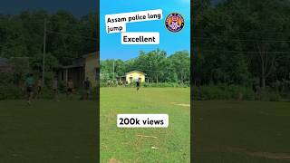 Assam police Long jump excellent assam assampolice interview motivation shortvideo [upl. by Faubion654]