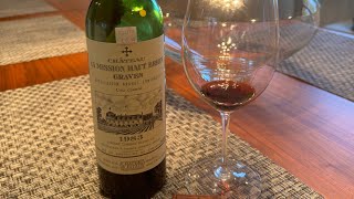 La Mission Haut Brion 1983 Graves Trophy Bordeaux Wine Review [upl. by Auvil]