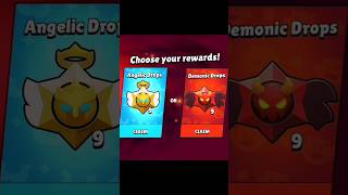 Angelic Drops VS Demonic Drops shorts brawlstars [upl. by Arihsat]