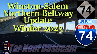 WinstonSalem Northern Beltway Update  Link to US 52 Nears Completion [upl. by Bradski]