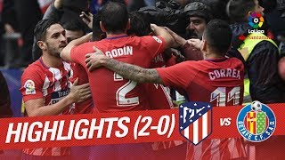 Resumen de Atlético de Madrid vs Getafe CF 20 [upl. by Novj]