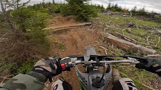 Klx 110RL vs single track [upl. by Ebberta]