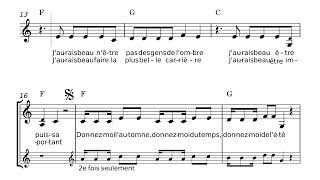 Donnezmoi – Les Frangines Sheet music  Partition [upl. by Bough]