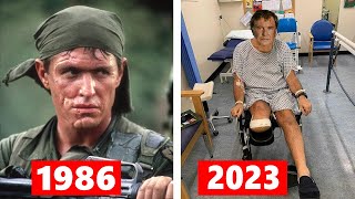 Platoon 1986 Film Cast THEN AND NOW What Terrible Thing Happened To Them [upl. by Analim]