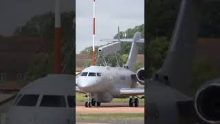 Bombardier Global 6500 Saab Global Eye AWACS riat military foryou shorts militare closeup [upl. by Pieter]