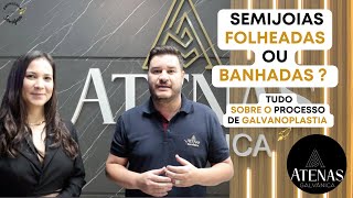 Qual a diferença entre semi joias banhadas e folheadas  Tudo sobre o processo de galvanoplastia [upl. by Nylarad]