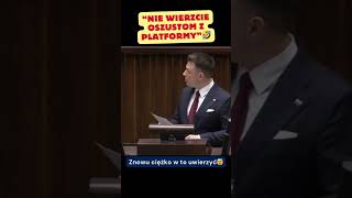 Nie wierzcie oszustom z Platformy Obywatelskiej polityka polskapolityka sejm shorts [upl. by Ecinrev182]