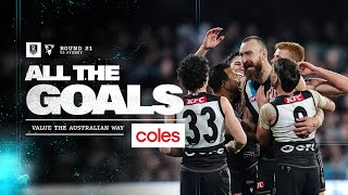 Coles Goals R21 Raining goals at the Adelaide Oval [upl. by Lovich]